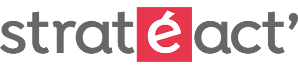Logo de Stratéact - Agence de communication